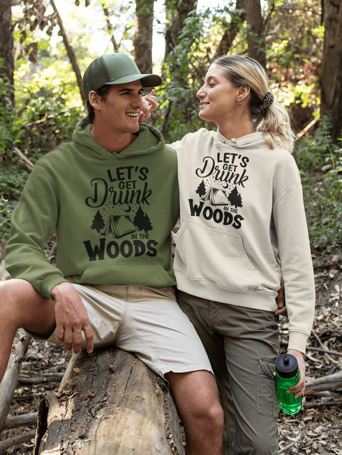 C & Win Sports Let's Get Drunk In The Woods Hoodie - C & Win Sports